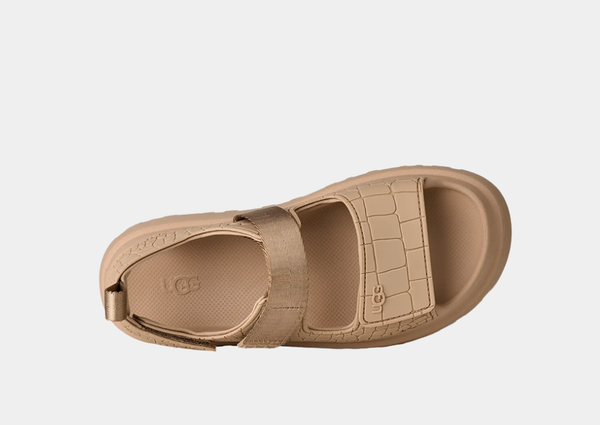 UGG GoldenGlow Croc Embossed Women's Sandals