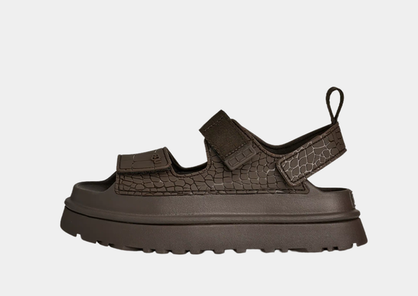UGG GoldenGlow Croc Embossed Women's Sandals