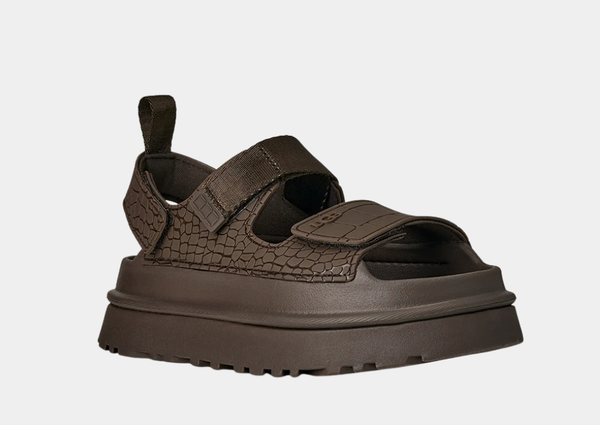 UGG GoldenGlow Croc Embossed Women's Sandals